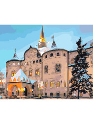 Raqamlar bo&#039;yicha rasm &quot;Qasr&quot;