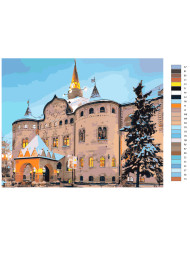 Raqamlar bo&#039;yicha rasm &quot;Qasr&quot;