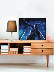 Картина по номерам &amp;quot;Женщина кошка&amp;quot;