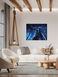 Картина по номерам &amp;quot;Женщина кошка&amp;quot;