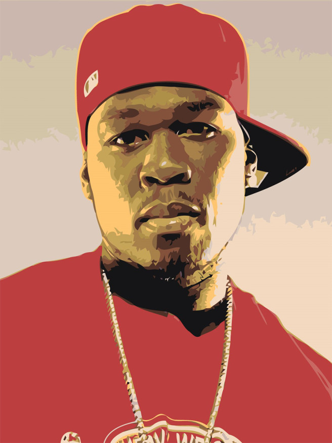 Raqamlar bo&amp;#039;yicha rasm &amp;quot;Benchmark 50 Cent&amp;quot;