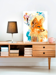 Картина по номерам "Духовная лисица"