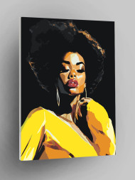 Картина по номерам &amp;quot;Красивая девушка&amp;quot;