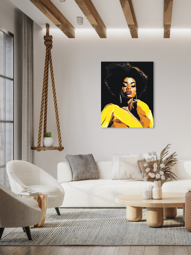 Картина по номерам &amp;quot;Красивая девушка&amp;quot;