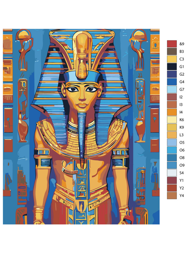 Raqamlar bo&amp;#039;yicha rasm &amp;quot;Fir&amp;#039;avn&amp;quot;