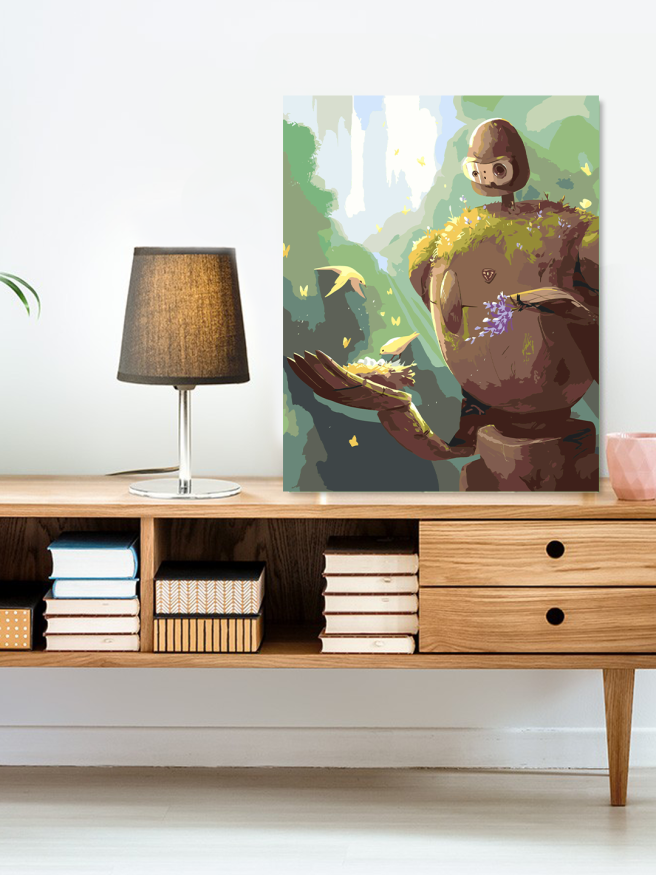 Картина по номерам &amp;quot;Небесный замок Лапута&amp;quot;