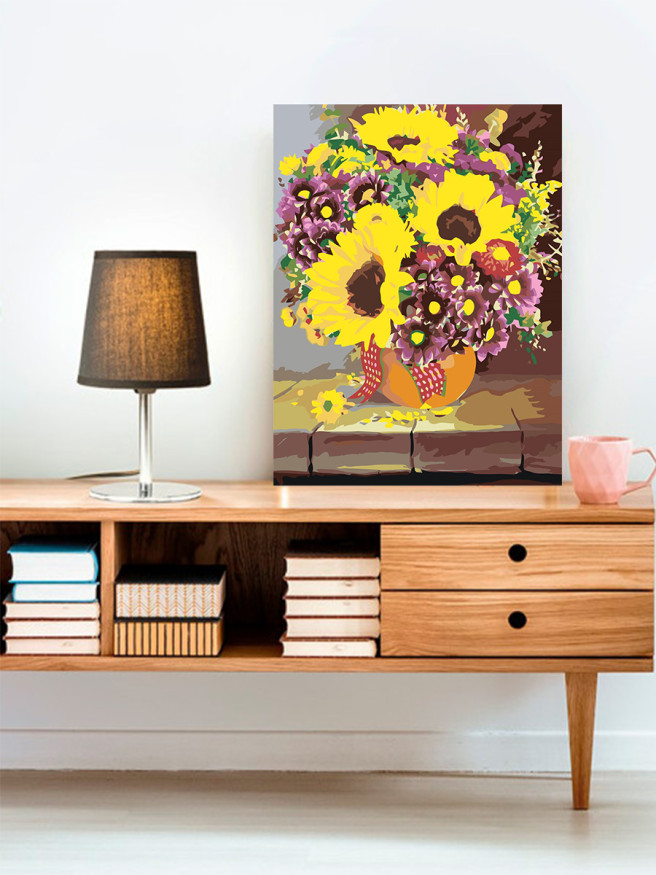 Картина по номерам &amp;quot;Букет цветов&amp;quot;