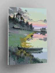 Картина по номерам "Церковь"