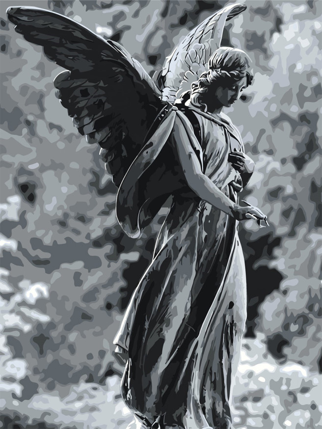 Raqamlar bo&amp;#039;yicha rasm &amp;quot;Farishta qiz&amp;quot;