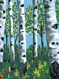 Raqamlar bo&#039;yicha rasm &quot; Qarag&#039;aylar&quot;