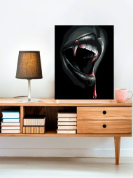 Raqamlar bo&#039;yicha rasm &quot;Vampir&quot;