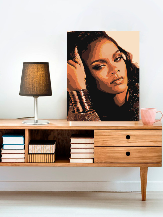 Raqamlar bo&amp;#039;yicha rasm &amp;quot;Rihanna&amp;quot;