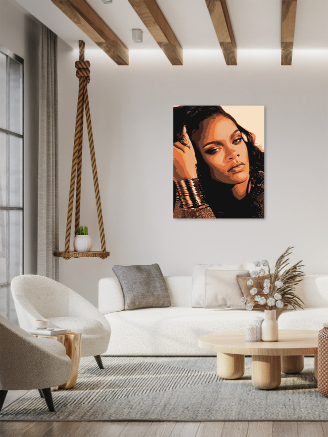 Raqamlar bo&amp;#039;yicha rasm &amp;quot;Rihanna&amp;quot;