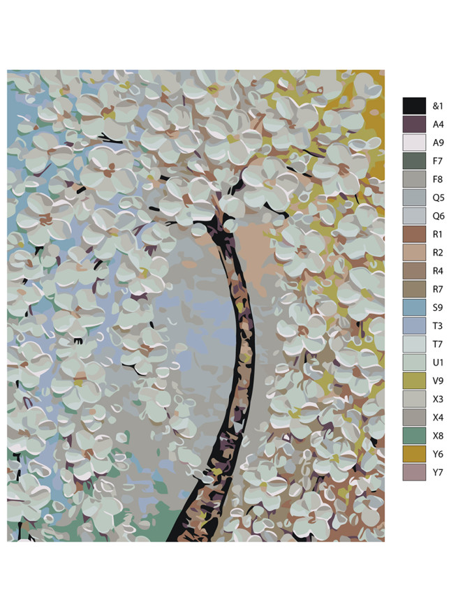 Картина по номерам &amp;quot;Огромный цветок&amp;quot;