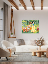 Raqamlar bo&#039;yicha rasm &quot;Go&#039;zallik va 7 mitti&quot;