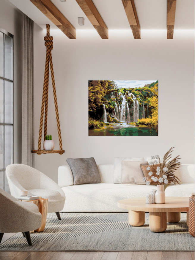 Картина по номерам &amp;quot;Водопад&amp;quot;