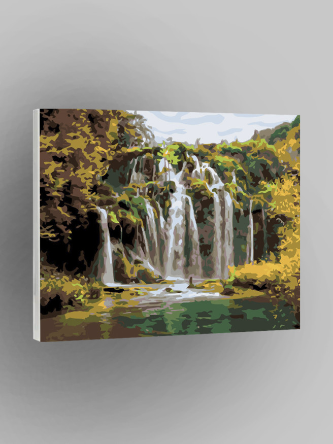 Картина по номерам &amp;quot;Водопад&amp;quot;