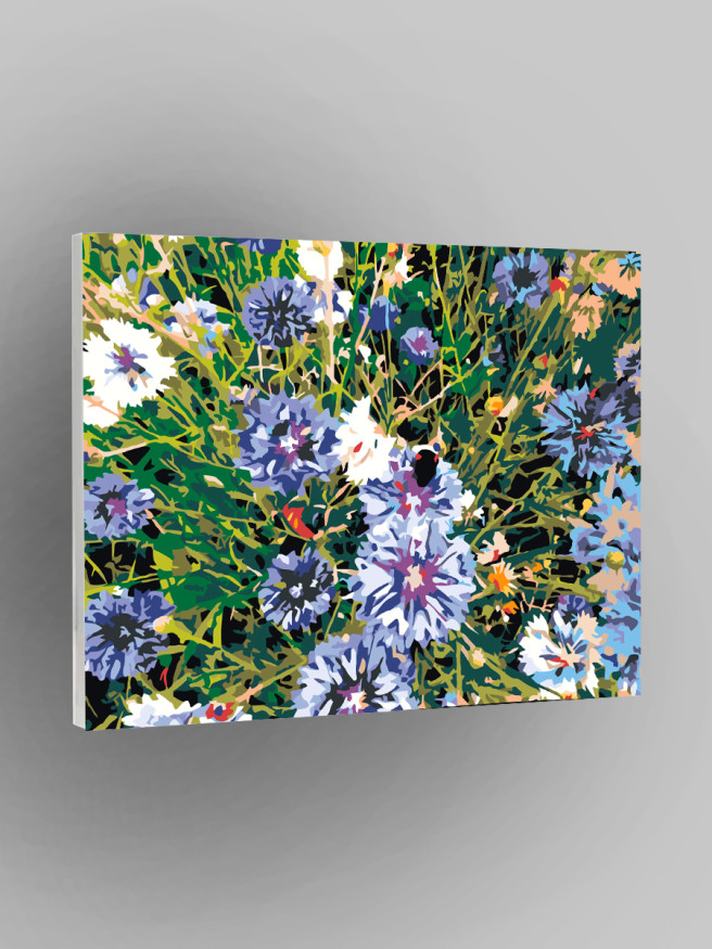 Картина по номерам &amp;quot;Дикие цветы&amp;quot;