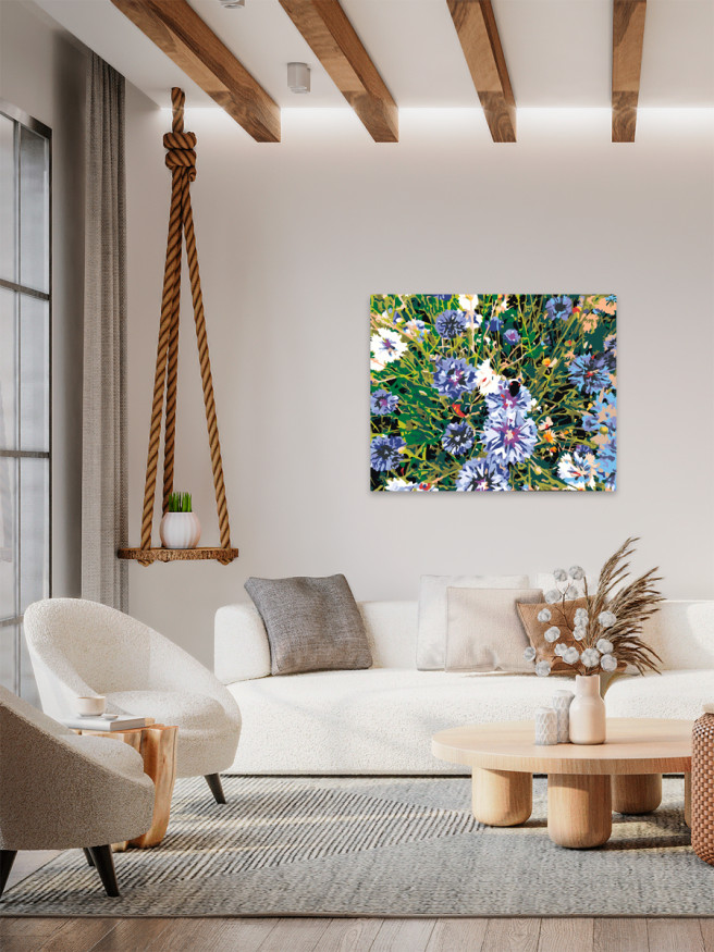 Картина по номерам &amp;quot;Дикие цветы&amp;quot;