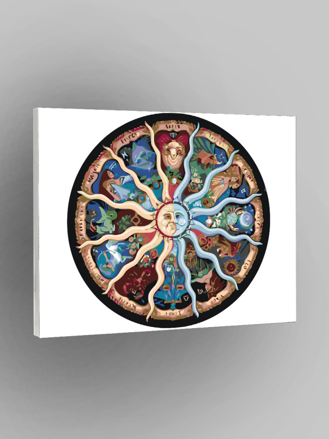 Raqamlar bo&amp;#039;yicha rasm &amp;quot;Zodiak aylanasi&amp;quot;