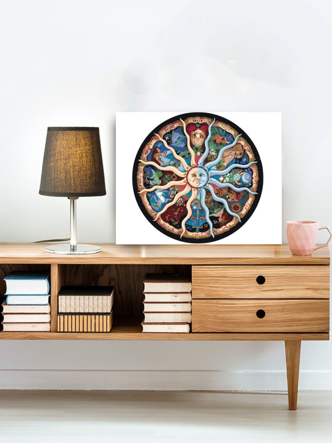 Raqamlar bo&amp;#039;yicha rasm &amp;quot;Zodiak aylanasi&amp;quot;