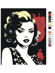 Картина по номерам &amp;quot;Роковая женщина&amp;quot;