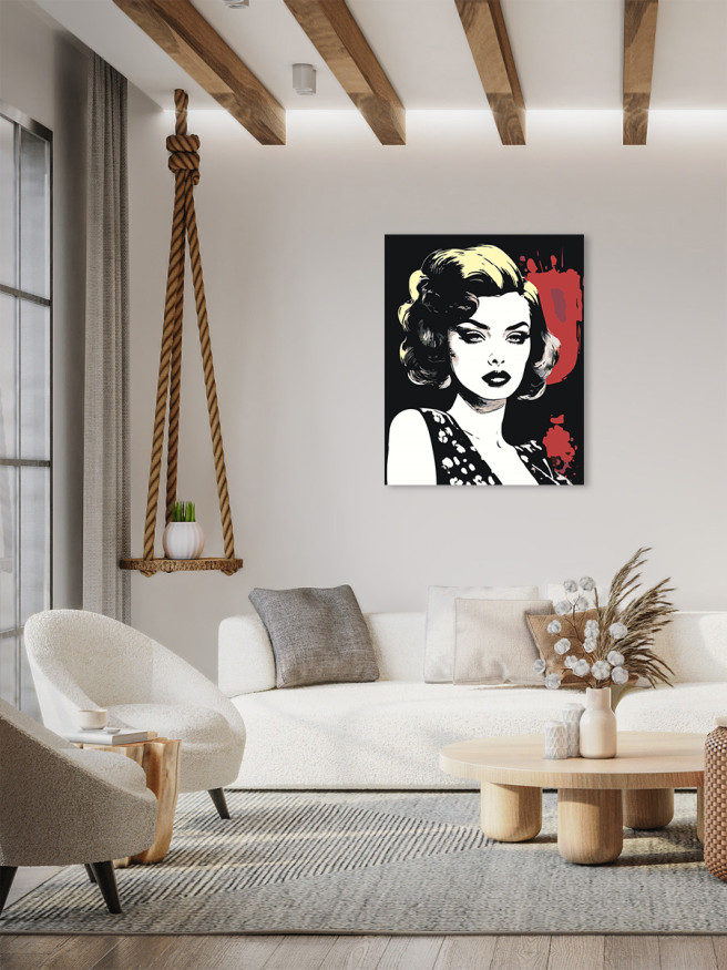 Картина по номерам &amp;quot;Роковая женщина&amp;quot;