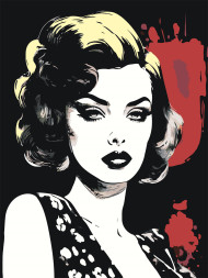 Картина по номерам &amp;quot;Роковая женщина&amp;quot;