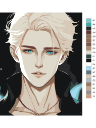 Картина по номерам &amp;quot;Парень аниме&amp;quot;