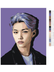 Картина по номерам "Stray Kids Ли Феликс"