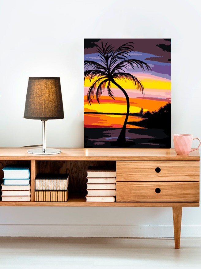 Raqamlar bo&amp;#039;yicha rasm &amp;quot;Yolg&amp;#039;iz palma&amp;quot;