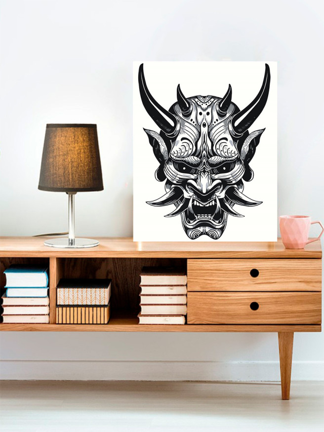 Raqamlar bo&amp;#039;yicha rasm &amp;quot;Jinning yuzi&amp;quot;