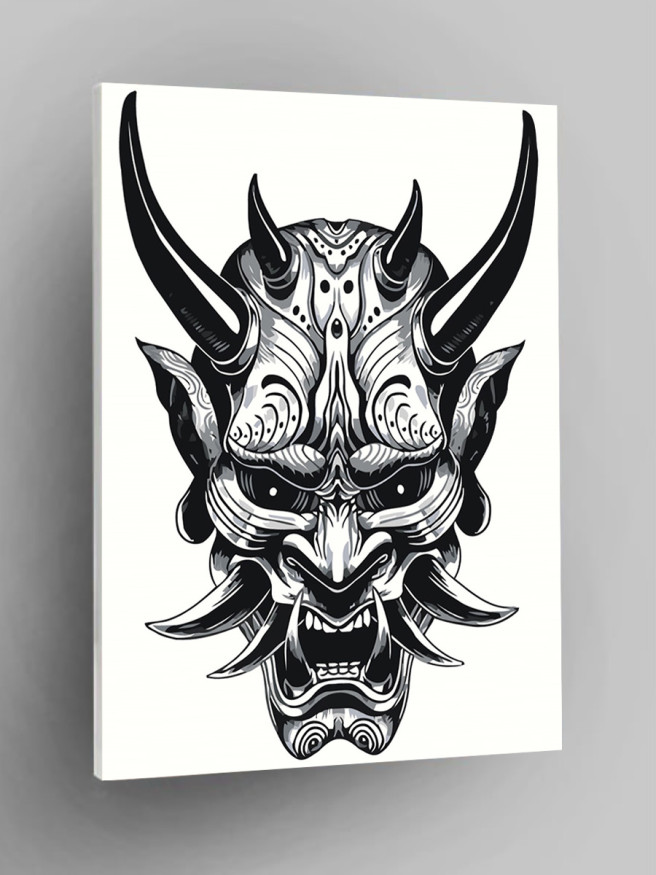 Raqamlar bo&amp;#039;yicha rasm &amp;quot;Jinning yuzi&amp;quot;