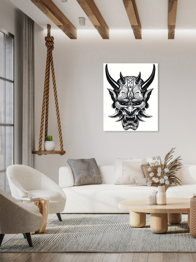 Raqamlar bo&amp;#039;yicha rasm &amp;quot;Jinning yuzi&amp;quot;