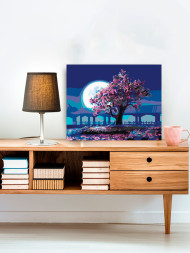 Raqamlar bo&#039;yicha rasm &quot;Sakura&quot;