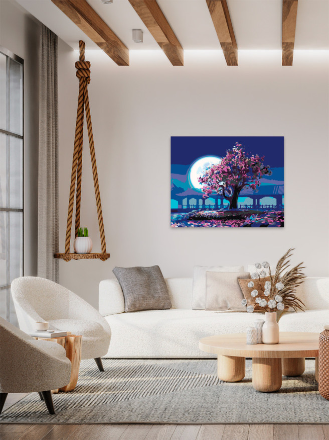 Raqamlar bo&amp;#039;yicha rasm &amp;quot;Sakura&amp;quot;