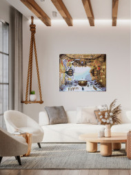 Raqamlar bo&#039;yicha rasm &quot;Ajoyib manzara&quot;