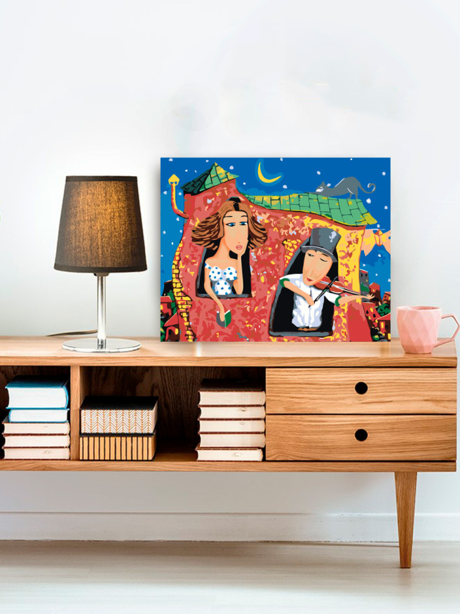 Картина по номерам &amp;quot;Ночная романтика&amp;quot;