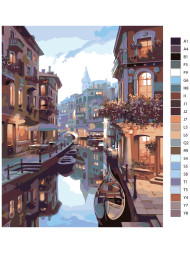 Raqamlar bo'yicha rasm "Venetsiya"