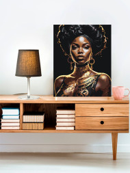 Raqamlar bo&#039;yicha rasm &quot;To&#039;q rangli go&#039;zallik&quot;