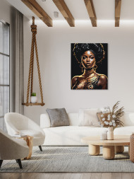 Raqamlar bo&#039;yicha rasm &quot;To&#039;q rangli go&#039;zallik&quot;