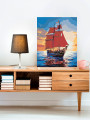 Картина по номерам &amp;quot;Корабль в море&amp;quot;