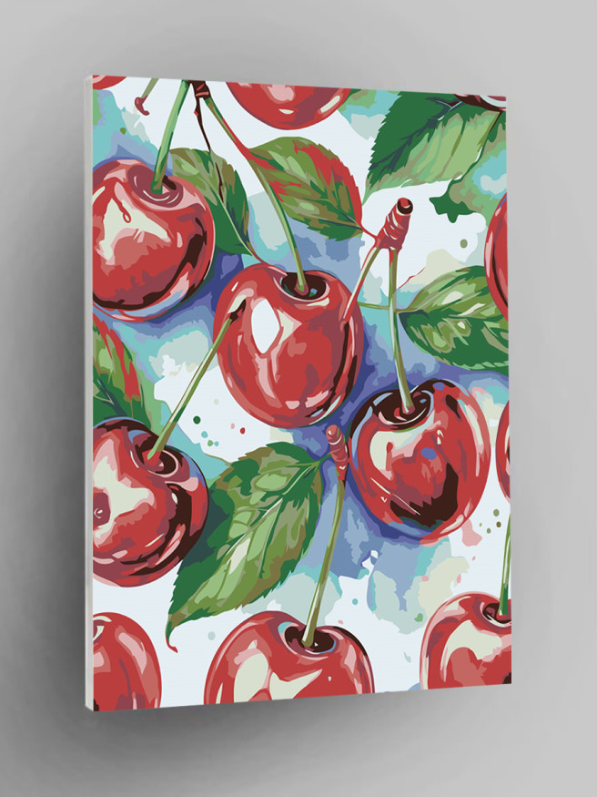 Картина по номерам &amp;quot;Сочная черешня&amp;quot;