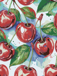 Картина по номерам &amp;quot;Сочная черешня&amp;quot;