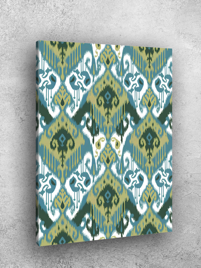 Holstga bosilgan poster &amp;quot;Zumrad sharqona naqsh&amp;quot;