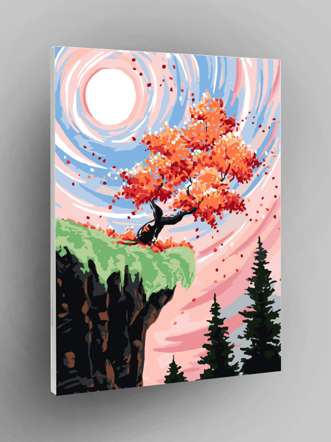 Raqamlar bo&amp;#039;yicha rasm &amp;quot;Jar oldidagi daraxt&amp;quot;