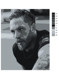 Картина по номерам &amp;quot;Том Харди&amp;quot;