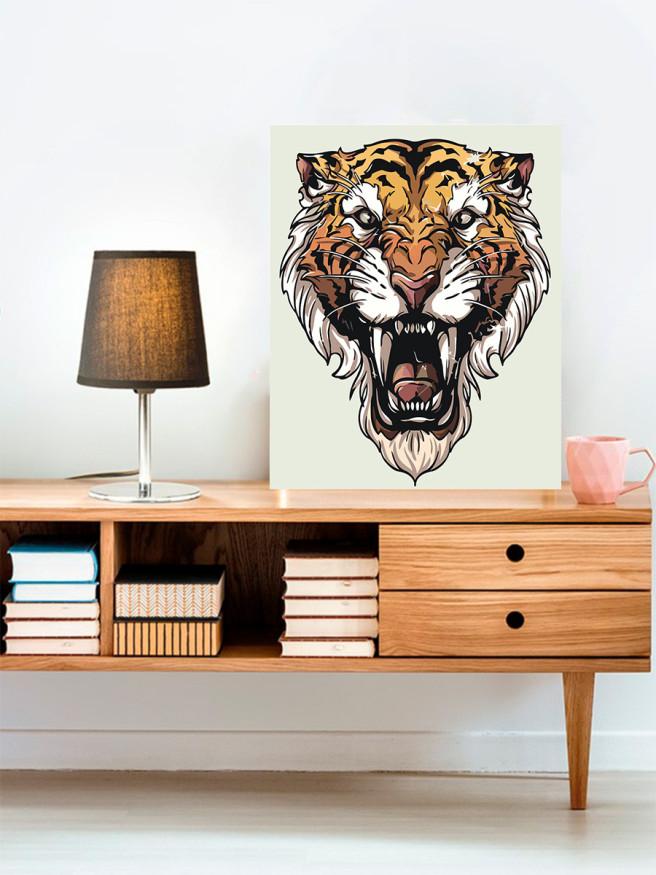 Raqamlar bo&amp;#039;yicha rasm &amp;quot;Yo&amp;#039;lbars&amp;quot;