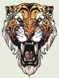 Raqamlar bo&#039;yicha rasm &quot;Yo&#039;lbars&quot;