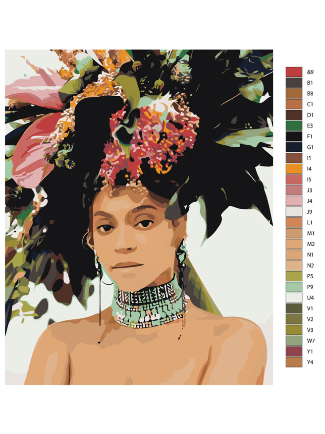 Raqamlar bo&amp;#039;yicha rasm &amp;quot;Beyonce&amp;quot;